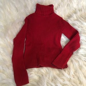 Old Navy Women’s turtleneck red sweater size small